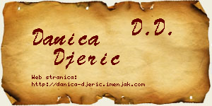 Danica Đerić vizit kartica